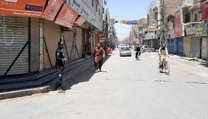 کوئٹہ میں اسمارٹ لاک ڈاؤن 55 ویں روز میں داخل