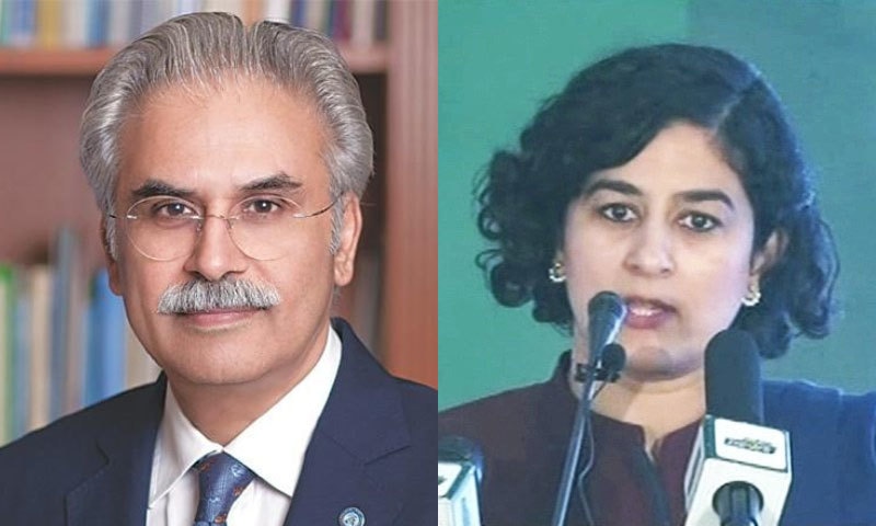 تانیہ ایدروس اور ڈاکٹر ظفرمرزا کے استعفے کے نوٹی فکیشن جاری