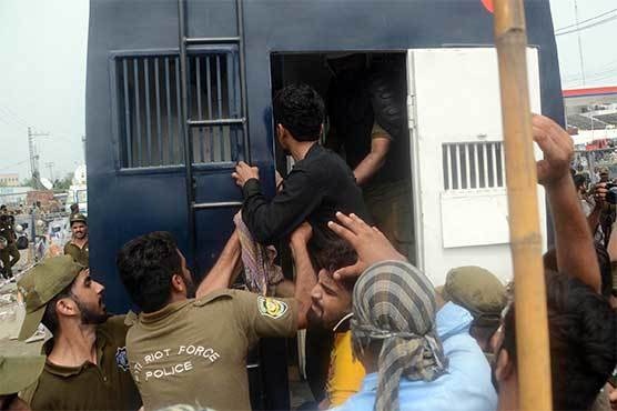 نیب آفس کے باہر ہنگامہ آرائی:58 لیگی کارکنان جوڈیشل ریمانڈ پر جیل منتقل