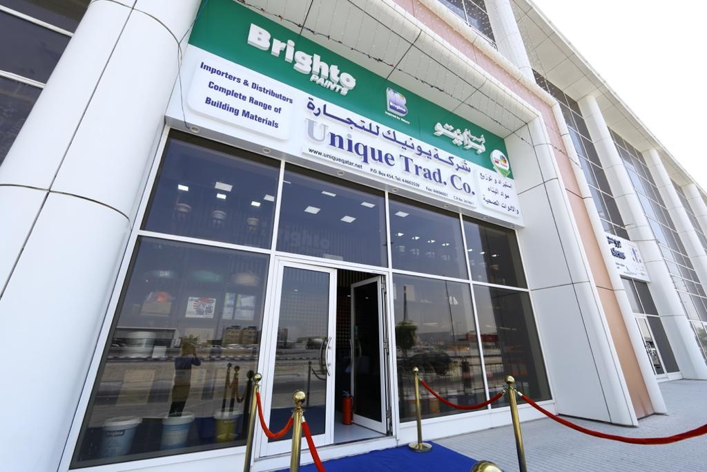 The Exterior at the new Brighto Paints Qatar Show Room The Exterior at the new Brighto Paints Qatar Show Room