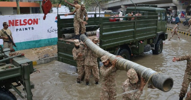 کراچی : گزری انڈرپاس کلیئر قرار ، آئی ایس پی آر