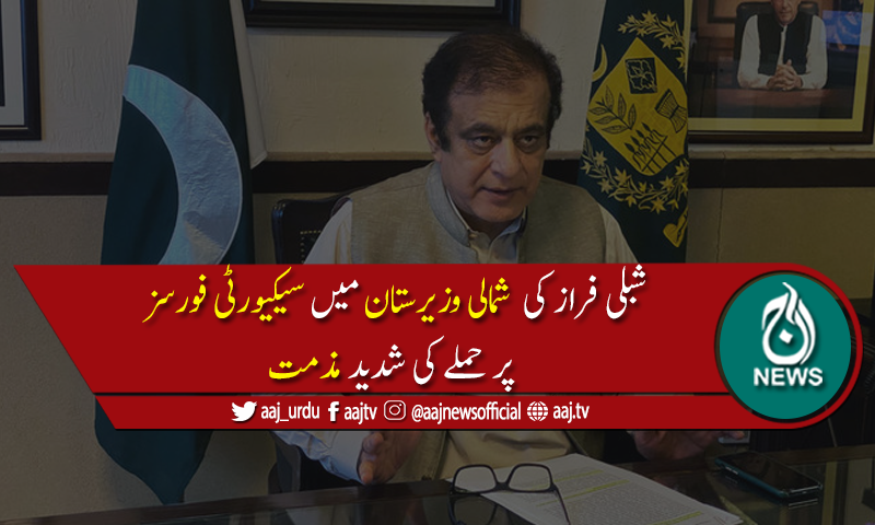 قوم دہشتگردی کیخلاف جنگ میں مسلح افواج کے شانہ بشانہ کھڑی ہے،شبلی فراز