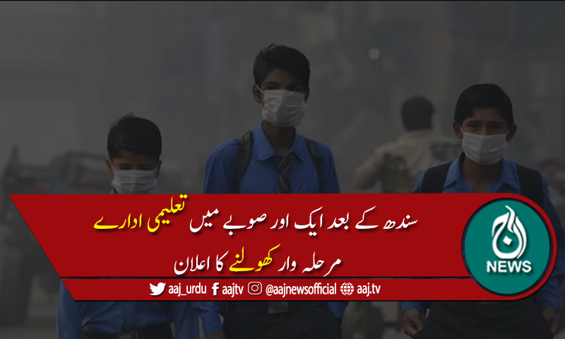 پنجاب میں بھی تعلیمی ادارے 15ستمبر سے مرحلہ وار کھولنے کا اعلان
