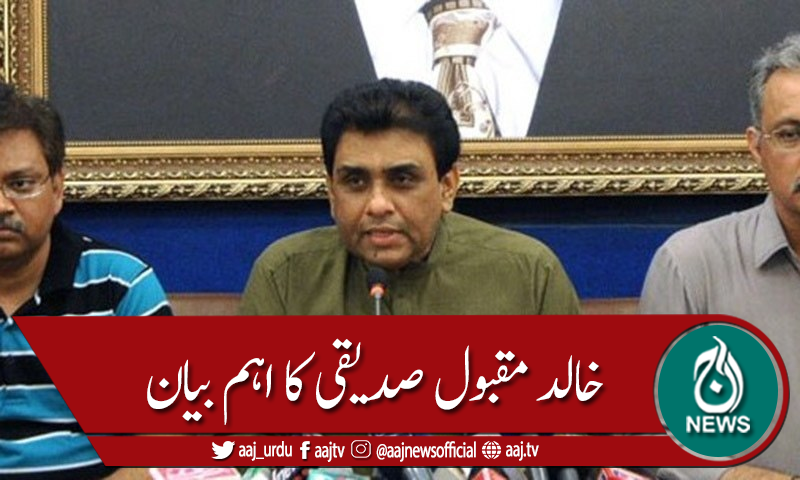 نئے صوبوں کا قیام ریاستی تقسیم نہیں، خالد مقبول صدیقی