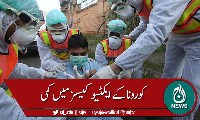 ملک میں کورونا کے ایکٹیوکیسز 7 ہزار794 رہ گئے
