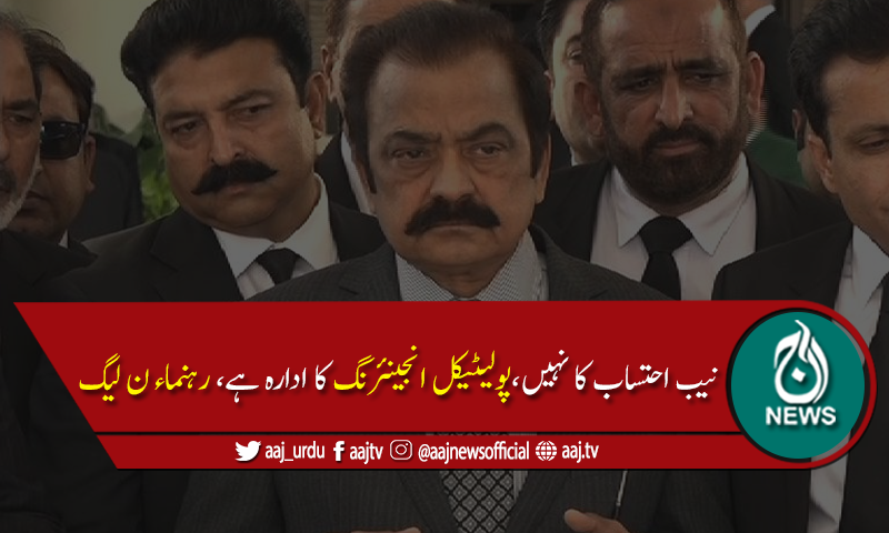 نیب اپنی ناک پر بیٹھی مکھی تک نہیں اڑا سکتا، رانا ثناء اللہ