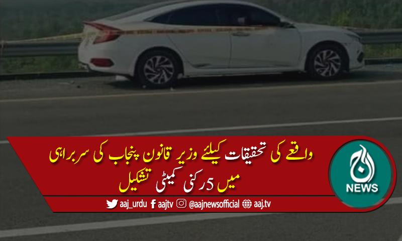 خاتون سےاجتماعی زیادتی: وزیراعلیٰ پنجاب نے کمیٹی تشکیل دے دی