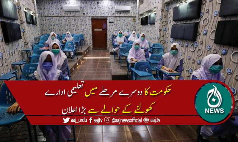 ملک بھر میں چھٹی سے آٹھویں جماعت تک اسکول کھولنے کی اجازت