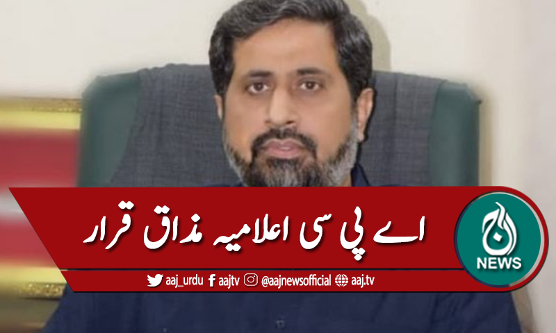 اے پی سی اعلامیہ عوام کے ساتھ مذاق قرار