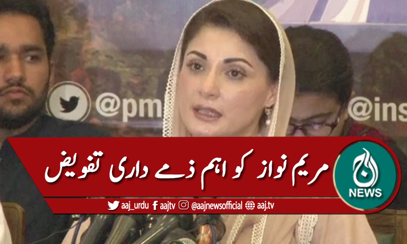 شہباز شریف کی گرفتاری، تنظیم  کی قیادت مریم نواز کے سپرد