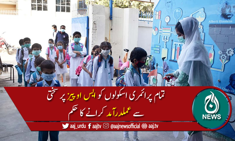 ملک بھر میں آج سے تمام پرائمری اسکول کھل گئے