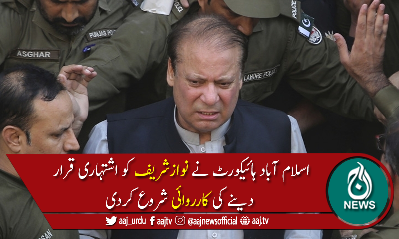 نوازشریف کابیرون ملک جانا پورےنظام کی تضحیک ہے،اسلام آبادہائیکورٹ