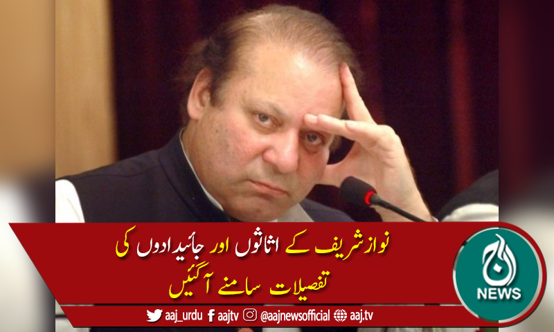نواز شریف کے اثاثوں اور جائیدادوں کی تفصیلات سامنے آگئیں
