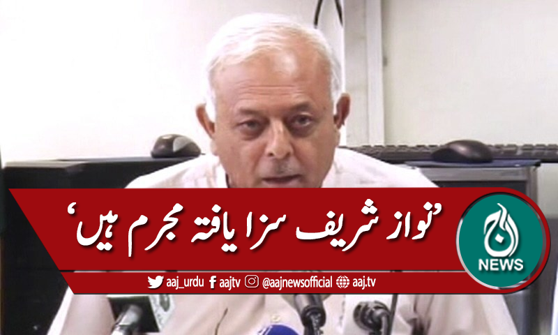 نواز شریف سزایافتہ مجرم ہیں، غلام سرور خان