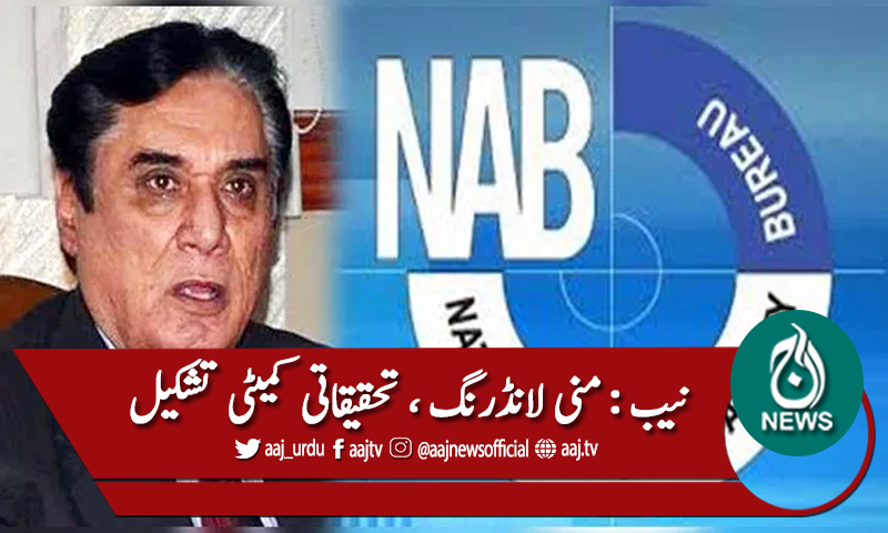 نیب: منی لانڈرنگ تحقیقات کیلئے کمیٹی تشکیل