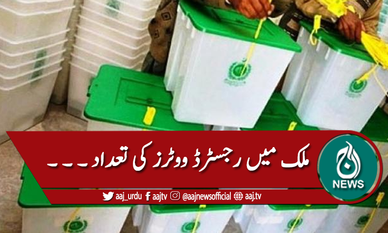 ملک میں رجسٹرڈ ووٹوں کی تعداد 11 گیارہ کروڑ سے تجاوز