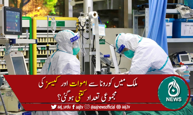 پاکستان میں کورونا وائرس سے مزید09ہلاکتیں ، 832 نئے کیسز رپورٹ