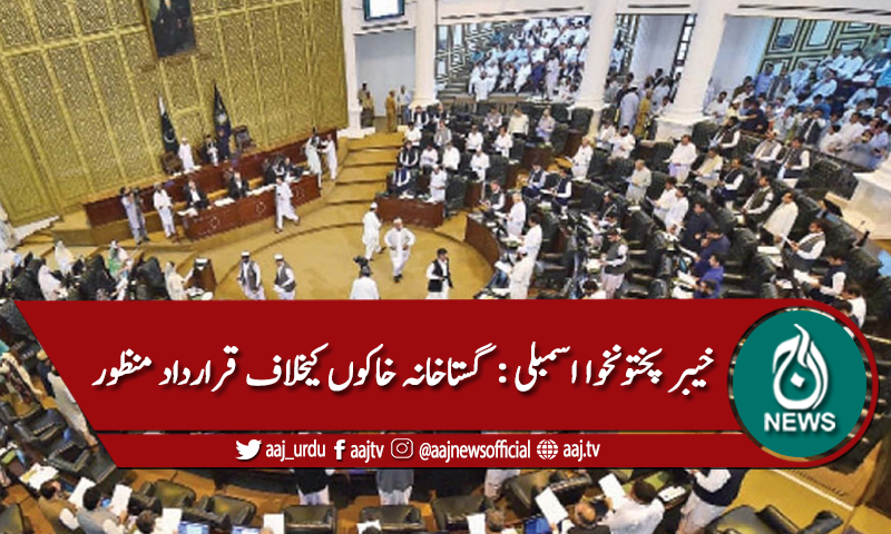 خیبرپختوںخوا: گستاخانہ خاکوں کےخلاف مذمتی قراردامنظور