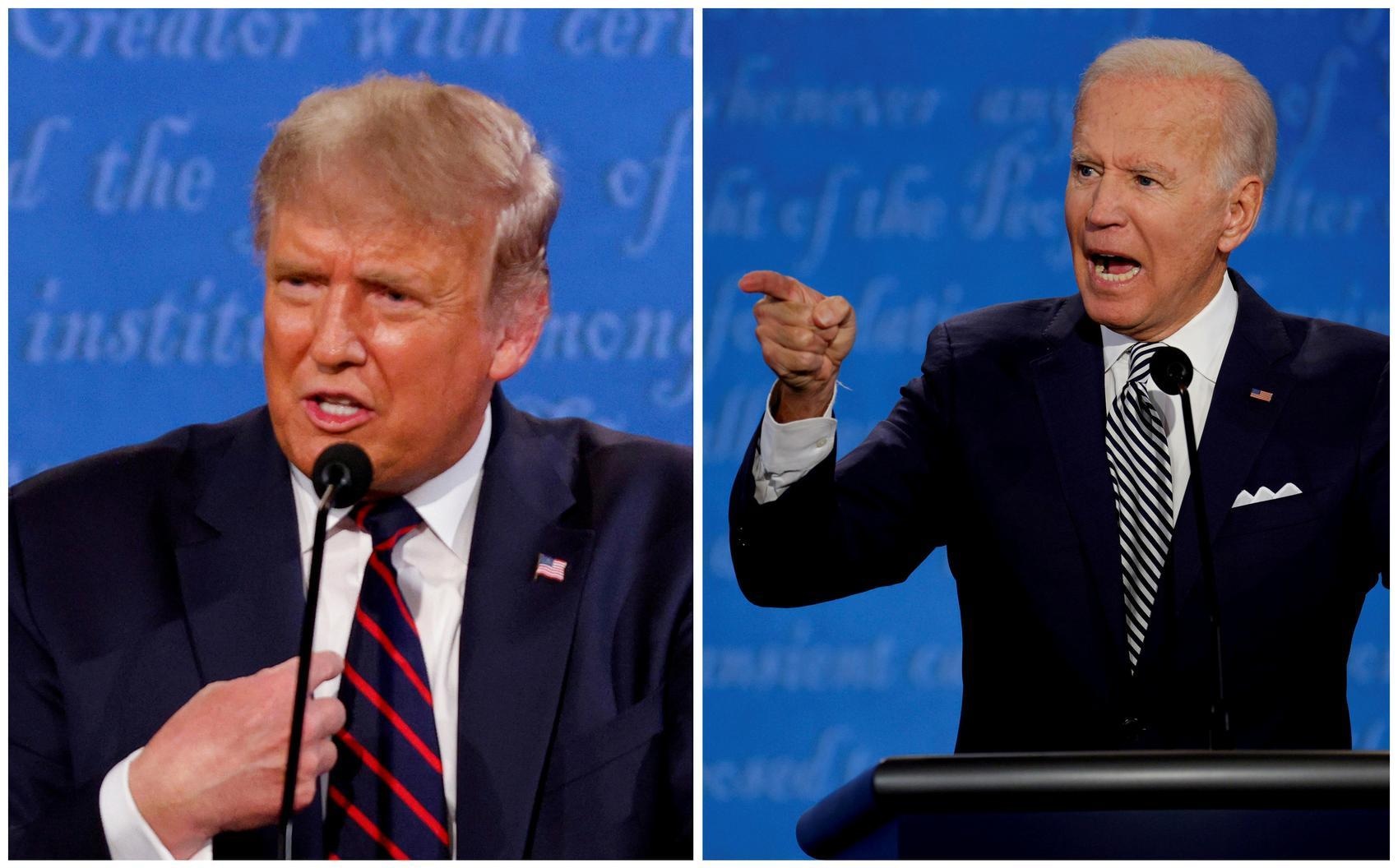 Trump and Biden seek battleground state votes on last full day of campaign