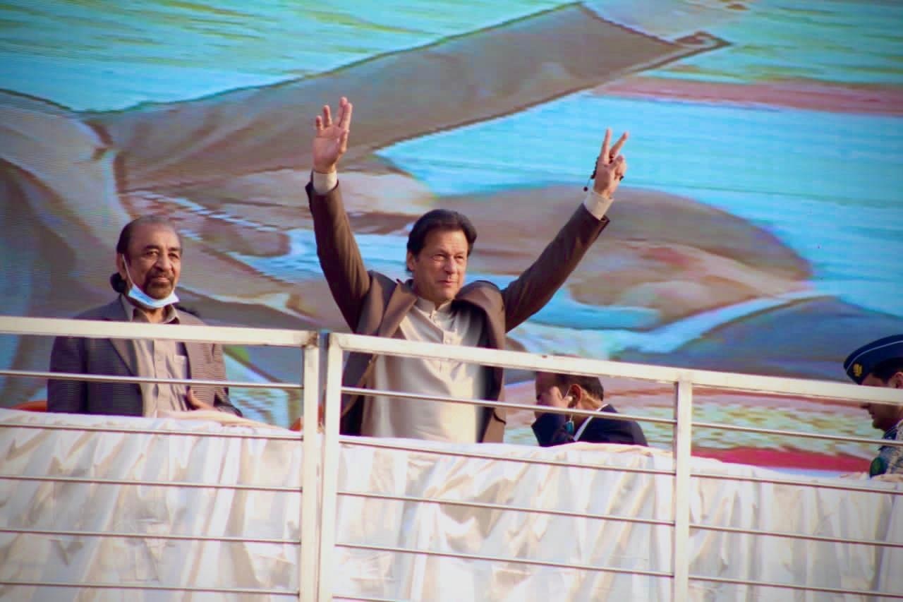 PM Imran Khan lays foundation stone for a university and a hospital in Hafizabad