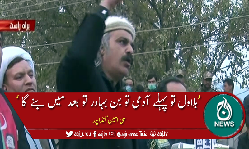 بلاول یہاں آتی ہے اور میاﺅں میاﺅں کرتی ہے، علی امین گنڈاپور