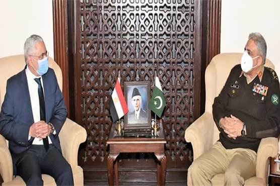 COAS Bjawa meets Egypt ambassador to discuss bilateral cooperation