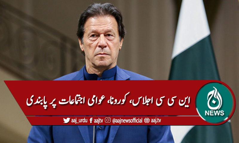 این سی سی اجلاس، کورونا، عوامی اجتماعات پر پابندی کا فیصلہ