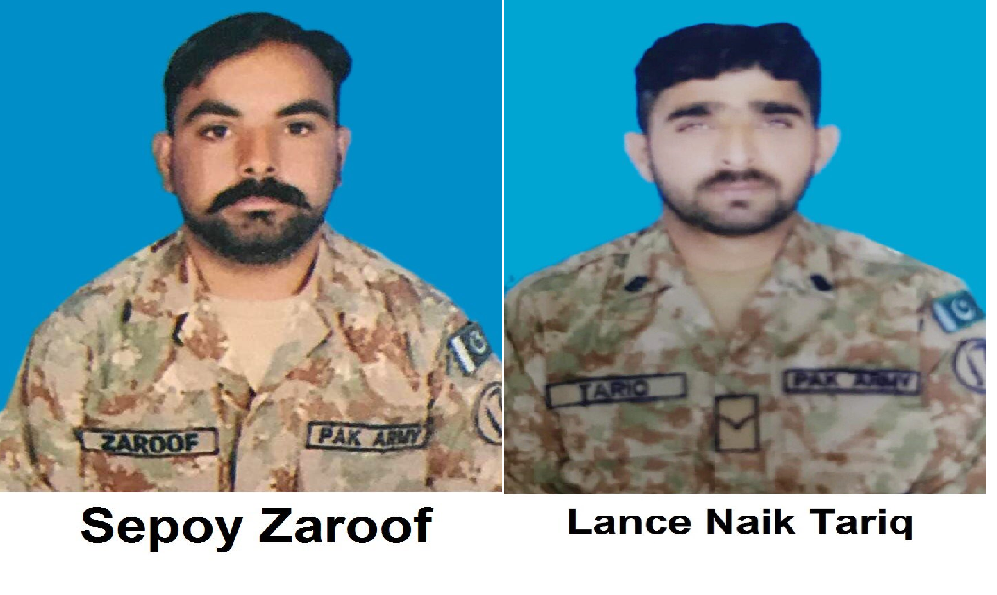 Two Pakistani soldiers embrace martyrdom in unprovoked Indian firing along LoC