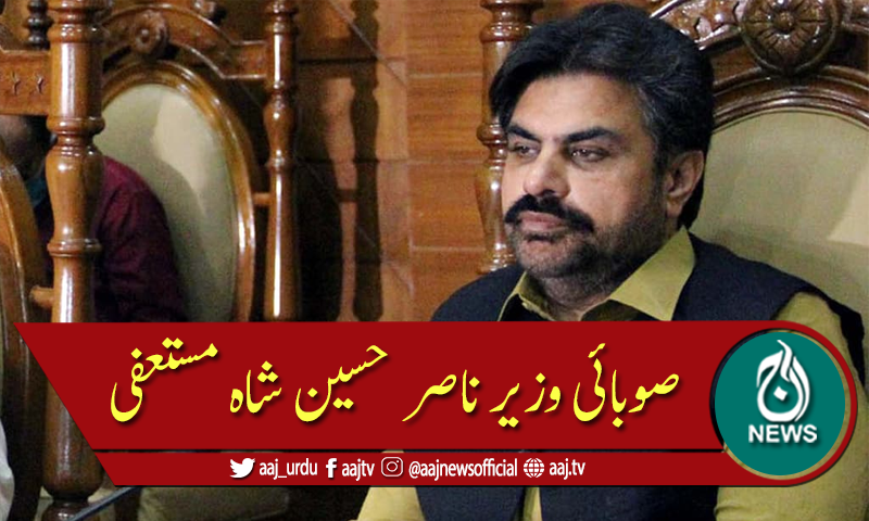 صوبائی وزیر ناصر حسین شاہ نے اسمبلی کی رکنیت سے استعفیٰ دے دیا