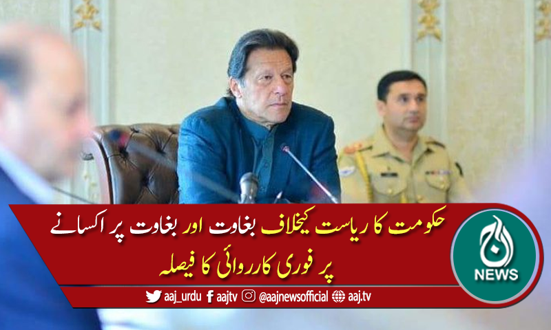 صوبائی حکومتیں ریاست کے خلاف بغاوت کے مقدمات درج کرا سکیں گی، حکومت کا بڑا فیصلہ