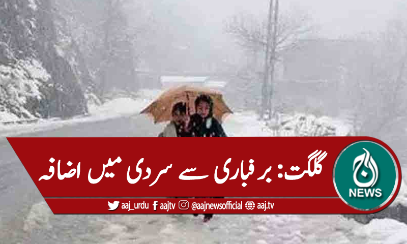 گلگت بلتستان: برفباری سے سردی عروج پر