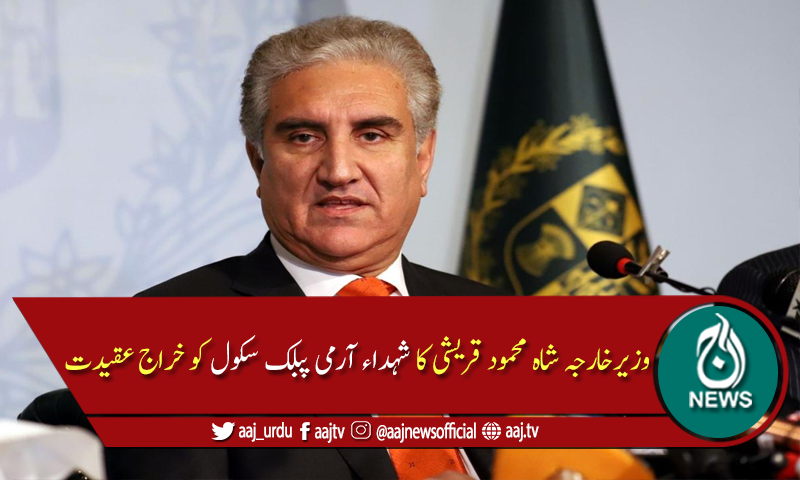 شہداء آرمی پبلک سکول کی قربانیاں رنگ لائیں گی، شاہ محمود قریشی