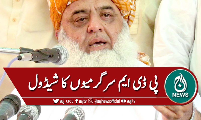 پی ڈی ایم سرگرمیوں کا شیڈول تجویز