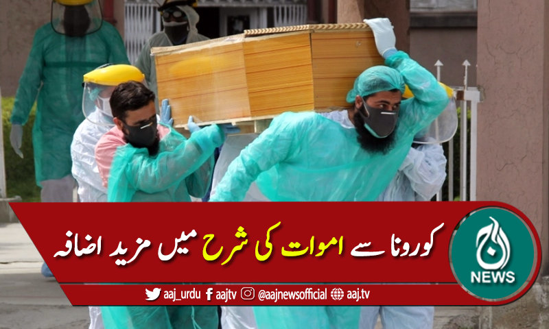ملک میں کورونا سے اموات کی شرح 2 اعشاریہ 03 تک پہنچ گئی