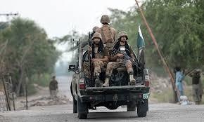 Pakistan Army solider embraces shahdat during an operation in Awaran, Balochistan