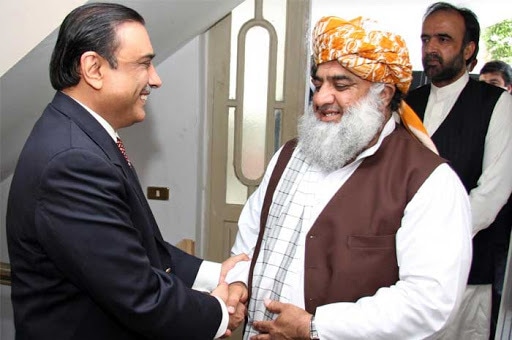 Asif Ali Zardari invites Fazlur Rehman to attend rally to commemorate Benazir's death