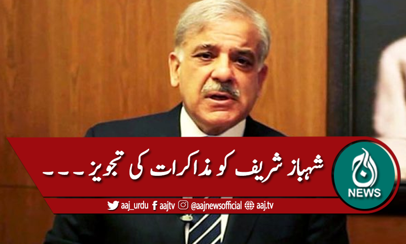 شہباز شریف کو مذاکرات کی تجویز