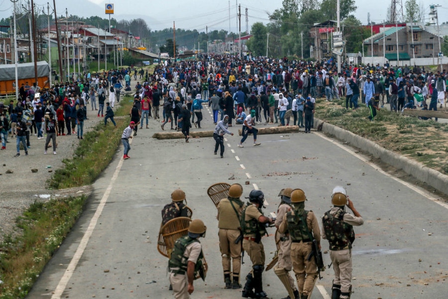 India detains 75 in Kashmir after local election
