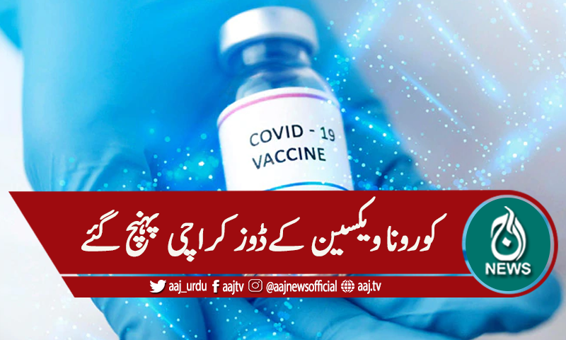 کورونا ویکیسن سے بچاوکے ڈوز کراچی پہنچ گئے