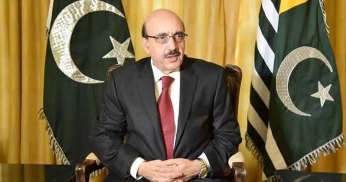 AJK President asks int'l tribunal to hold India accountable for war crimes in IIOJ&K