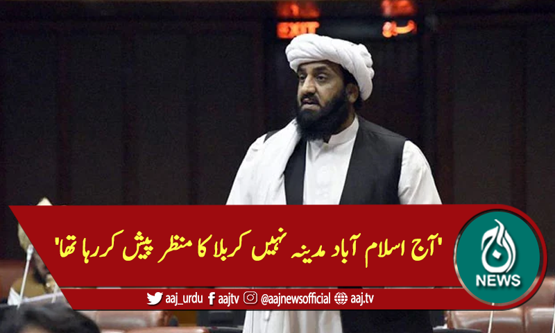 'آج اسلام آباد مدینہ نہیں کربلا کا منظر پیش کررہا تھا'