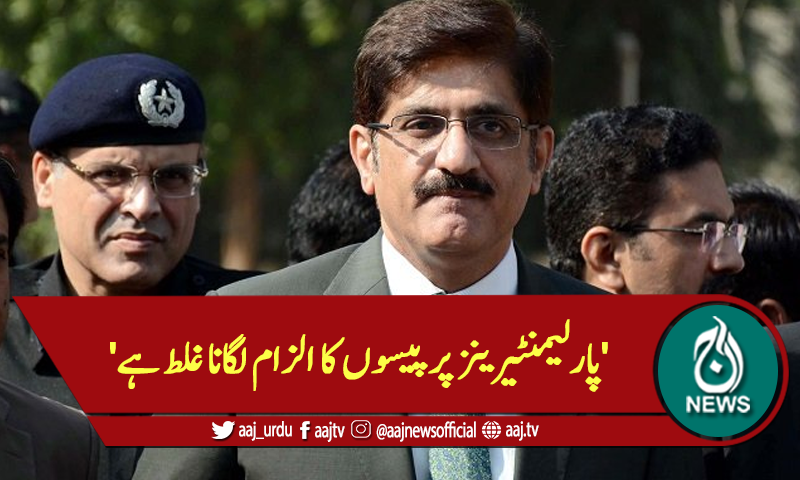 'پارلیمنٹیرینز پر پیسوں کا الزام لگانا غلط ہے'