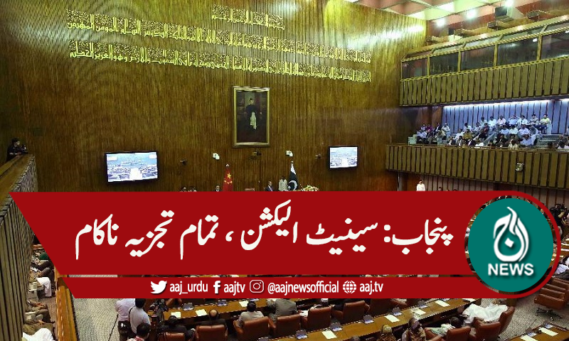 پنجاب میں سینیٹ الیکشن، تمام تجزیہ ناکام