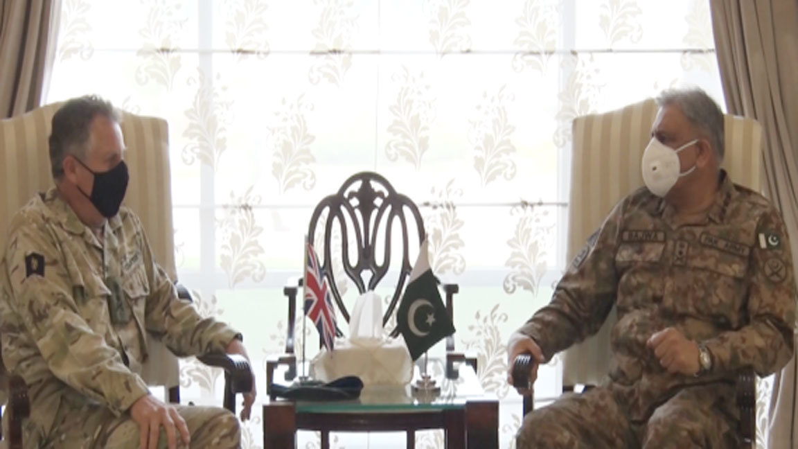 COAS, UK Chief of Defense Staff discuss Afghan peace process, regional security