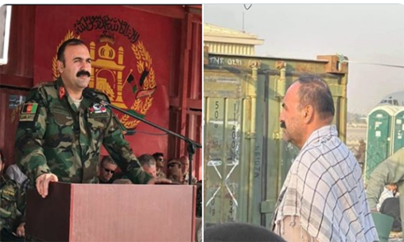سابق افغان  آرمی چیف جنرل ولی احمد کی تصویر وائرل