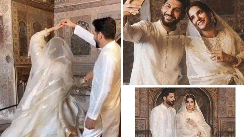 مسجد میں شوٹنگ کیس، صبا قمر اور بلال سعید کے وارنٹ گرفتاری