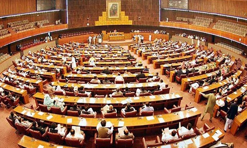 قومی اسمبلی : الیکشن ترمیمی بل پر اپوزیشن کا واک آوٹ