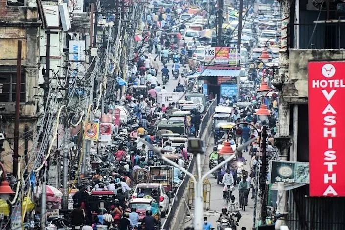 India is home to some of the noisiest cities in the world. AFP