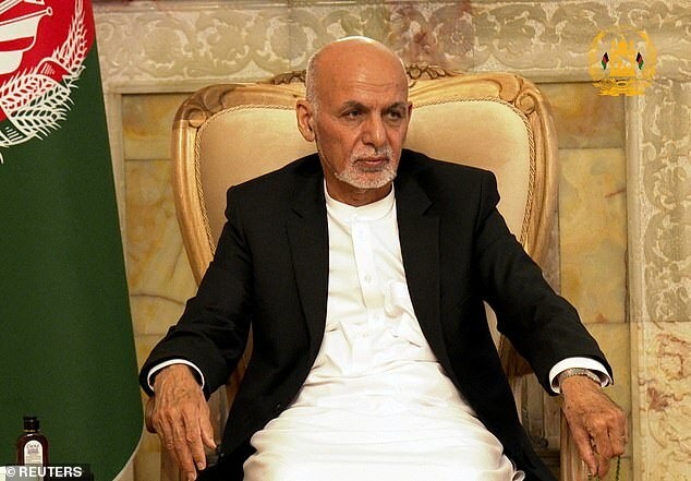 Former Afghanistan president Ashraf Ghani denies taking cash with him. Reuters