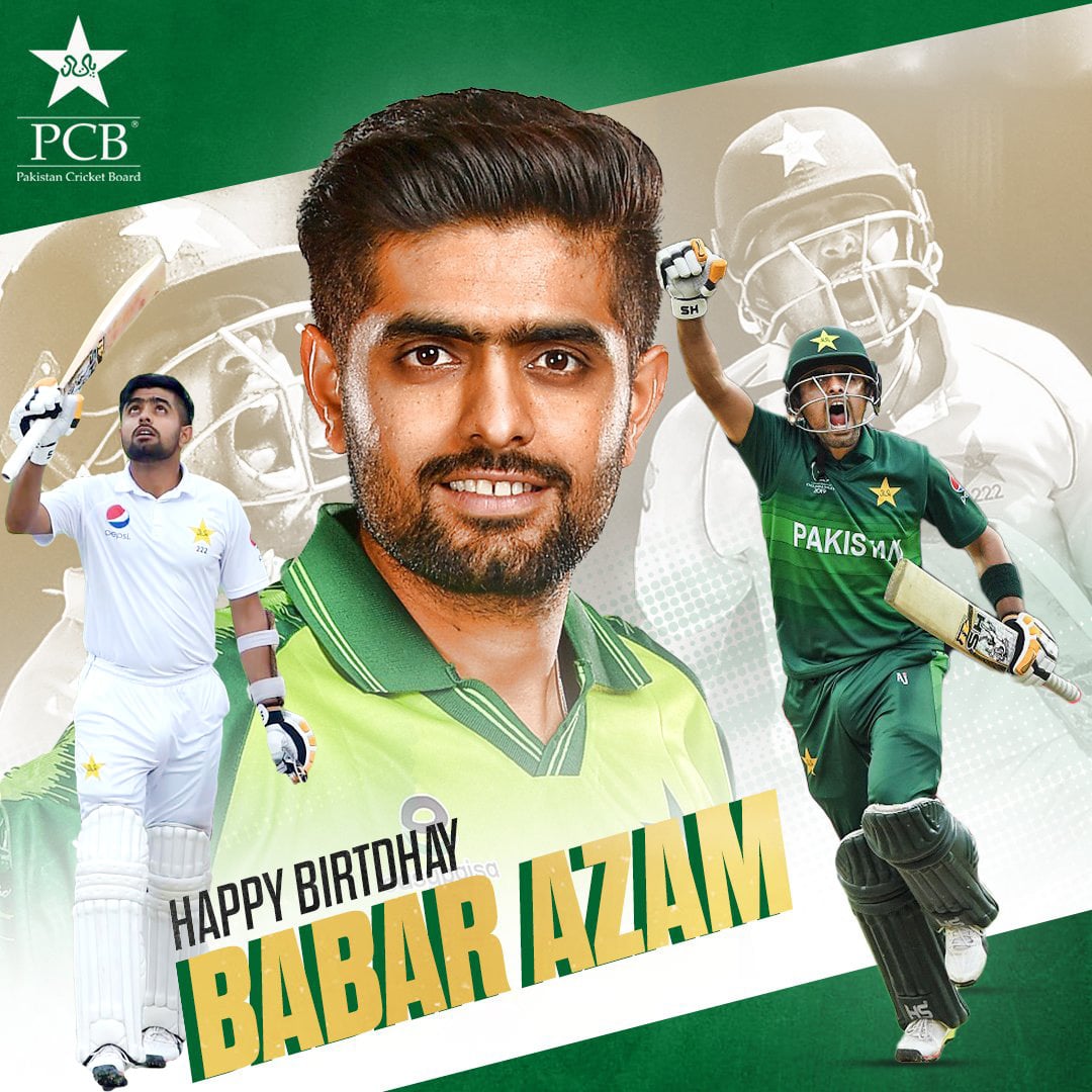 Babar Azam turned 27 on Friday. PCB